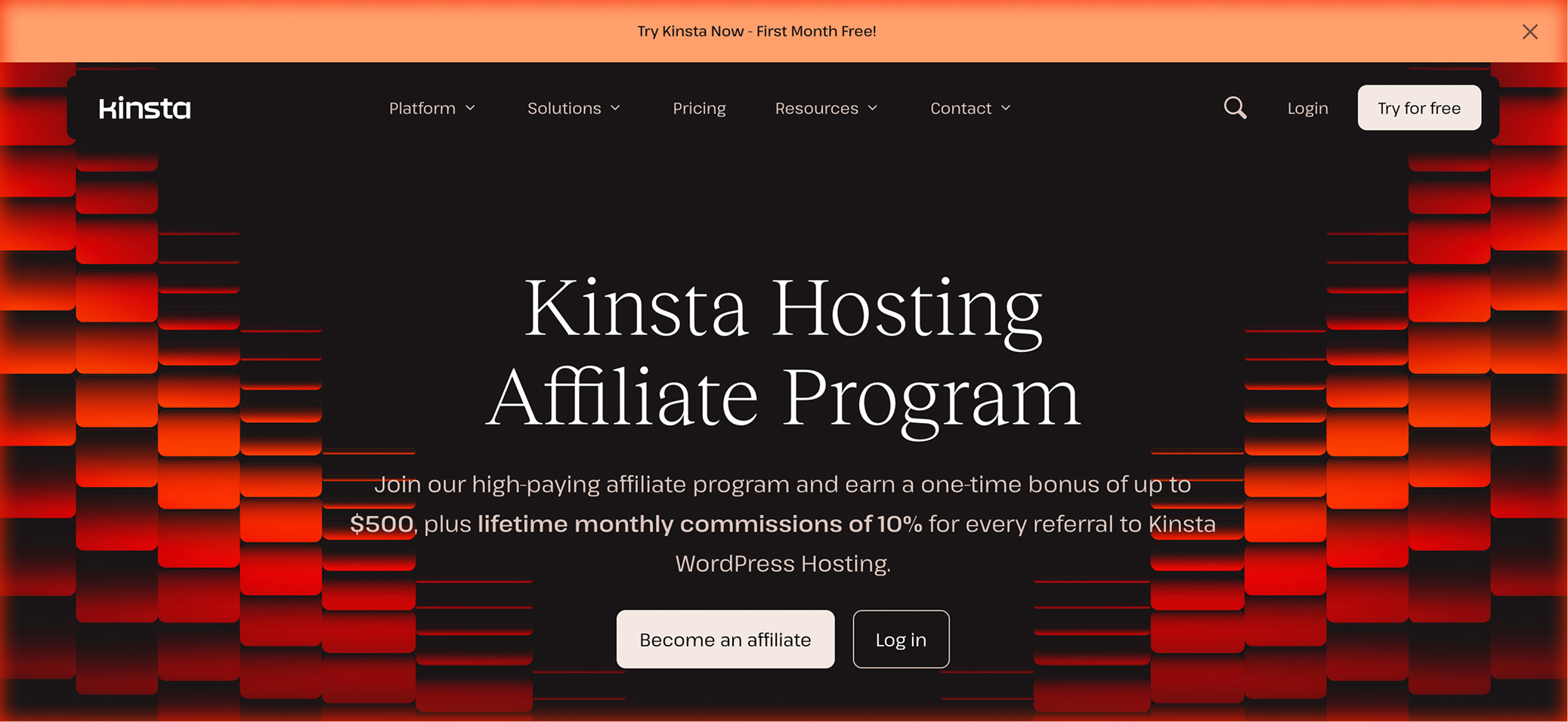 Партнерка Кинста Хостинг