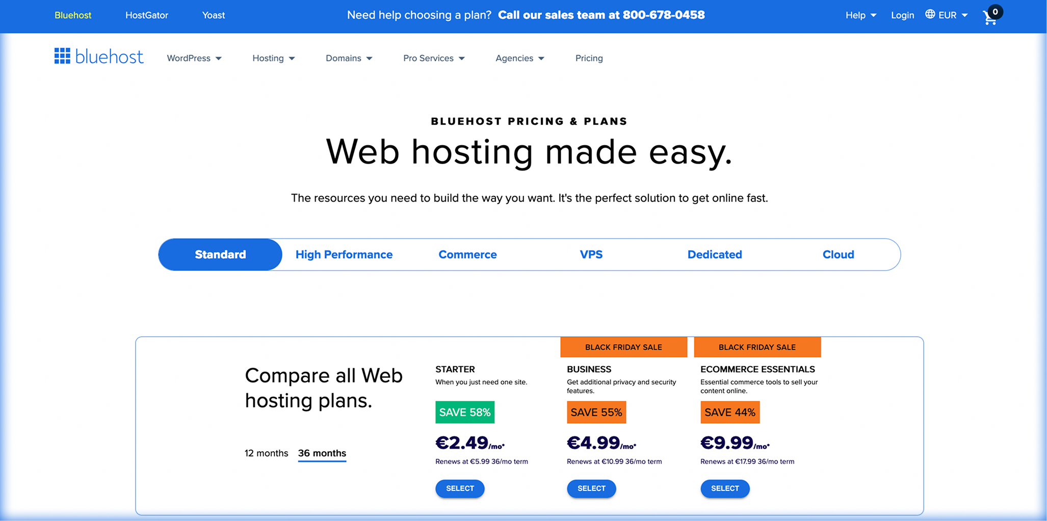 Партнерка Bluehost